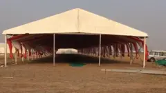 ਡੇਰਾ ਬਾਬਾ ਨਾਨਕ ਵਿੱਚ ਤਿਆਰ ਹੁੰਦਾ ਪੰਡਾਲ