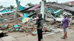 Collapsed building