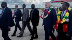 Лукашенко в Зимбабве