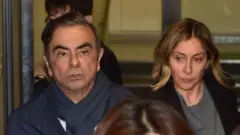 كارل غصن وزوجته