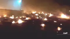 صور تظهر ما حدث تو تحطم طائرة ركاب في طهران