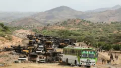 Ifoto ya nyuma y'imirwano muri Tigray