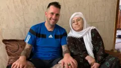 Santiago Sánchez en la región de Kurdistán, en Irak. 