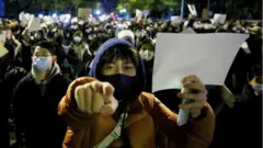 चीन में विरोध प्रदर्शन