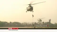 စစ်တပ်ရဲ့ လေတပ် အခြေစိုက် စခန်း ၂ခု တိုက်ခိုက်ခံရ