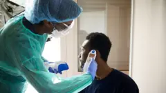 nurse with a patient