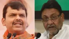 દેવેન્દ્ર ફડણવીસ અને નવાબ મલિક વચ્ચે શાબ્દિક જંગ જામ્યો