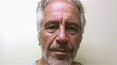 US financier Jeffrey Epstein appears in a photograph taken for the New York State Division of Criminal Justice Services' sex offender registry on 28 March, 2017