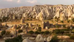 El valle del amor de Capadocia, Turquía.