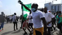 End Sars protester