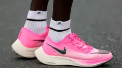 Close up of Nike Vaporfly trainers