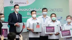 การส่งมอบวัคซีนแอสตร้าเซนเนก้าให้กับกระทรวงสาธารณสุข