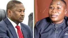 Aworan Agbẹjọro agba Naijiria ati Sunday Igboho