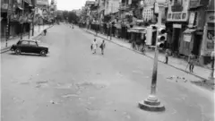 1956માં અમદાવાદમાં જનતા કર્ફ્યુનું દૃશ્ય