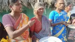 'தரம் குறைந்த' ரேஷன் அரிசியில் சோழவந்தான் அதிமுக வேட்பாளருக்கு ஆரத்தி எடுத்த பெண்கள்