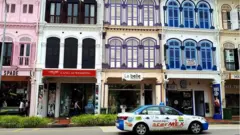 Khu nhà shophouse cổ khu phố Tanjong Pagar.