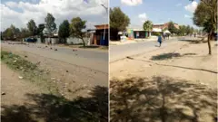 በአምቦ ግጭቱን ተከትሎ በከተማው የንግድ እንቅስቃሴ መቆሙን እና ከተማውን አቋርጦ የሚያልፈው መንገድ ዝግ መሆኑን ነዋሪዎች ለቢቢሲ ተናግረዋል።