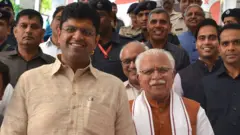 दुष्यंत चौटाला, मनोहर लाल खट्टर