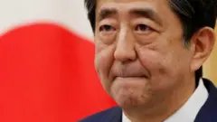 Shinzo Abe mu kwezi kwa gatanu mu 2020