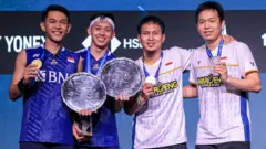 Fajar/Rian dan Ahsan/Hendra