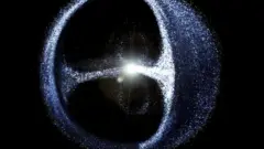 The Oort Cloud is thought to consist of billions, if not trillions, lumps of ice and rock that formed at around the same time as the planets (Credit: Pablo Carlos Budassi)