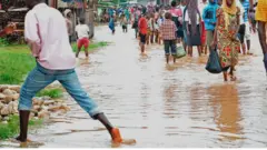 Imyuzure yatewe n'imvura y'isegenya ku Buterere mu gisagara ca Bujumbura mu 2017
