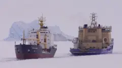 Rompehielos en el Ártico