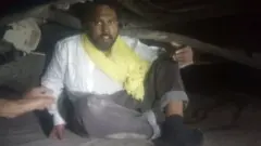 Bwana Siddiqi yakubiswe cyane cyane n'umuryango yari yaje gushakamo umugeni