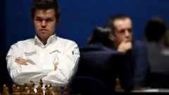 Magnus Carlsen en un torneo