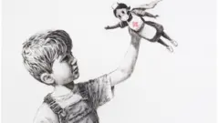 New Banksy artwork, paying tribute to the NHS