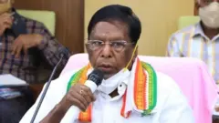 காங்கிரஸ் vs பாஜக: புதுச்சேரி நாராயணசாமி அரசு நம்பிக்கை வாக்கெடுப்பில் தப்புமா?
