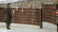 Cementerio militar polaco en Katyn