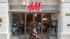 Çin'deki bir H&M mağazası