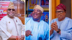 Ademola Adeleke, Najeem Salaam and Bola Oyebamiji