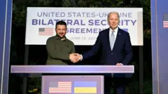 جو بایدن و ولودیمیر زلنسکی