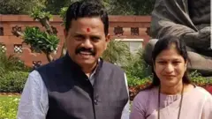 राजन विचारे आणि नंदिनी विचारे