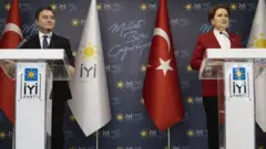 Babacan ve Akşener görüşmenin ardından bir basın toplantısı düzenledi