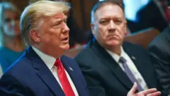 ABD Başkanı Donald Trump ve Dışişleri Bakanı Mike Pompeo