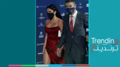 زوجة كريستيانو رونالدو تخطف الأضواء خلال حفل جوائز غلوب سوكر