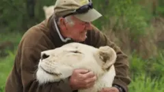 West Mathewson with Lion