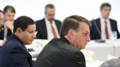 Reunião ministerial no Palácio do Planalto em 22 de abril
