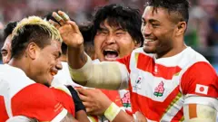 Japan celebrate