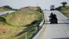Doria kwenye Barabara Kuu 85D kutoka Monterrey hadi Nuevo Laredo