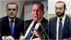 Ceyhun Bayramov, Sergey Lavrov, Ararat Mirzoyan