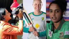 বিসমা মারুফ, আলিসা হিলি ও নিগার সুলতানা জ্যোতি