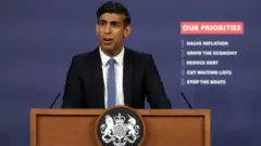UK Prime minister Rishi Sunak