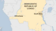 Ikarita igaragaza Kivu y'epfo