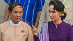 ၂၀၁၆ တုန်းက လွှတ်တော်အစည်းအဝေးတစ်ခုမှာ တွေ့ရတဲ့ ဒေါ်အောင်ဆန်းစုကြည်နဲ့ ဦးဝင်းမြင့်