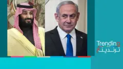 رئيس الوزراء الإسرائيلي بنيامين نتانياهو وولي العهد السعودي الأمير محمد بن سلمان