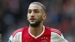 Ziyech aling'ara sana kimchezo akiwa na klabu ya Ajax Amsterdam